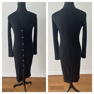 DYNAMITE Ribbed Sweater Dress